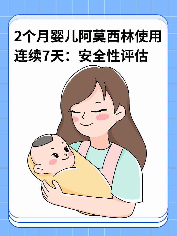 👉2个月婴儿阿莫西林使用连续7天：安全性评估