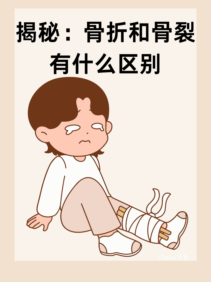 👉揭秘：骨折和骨裂有什么区别