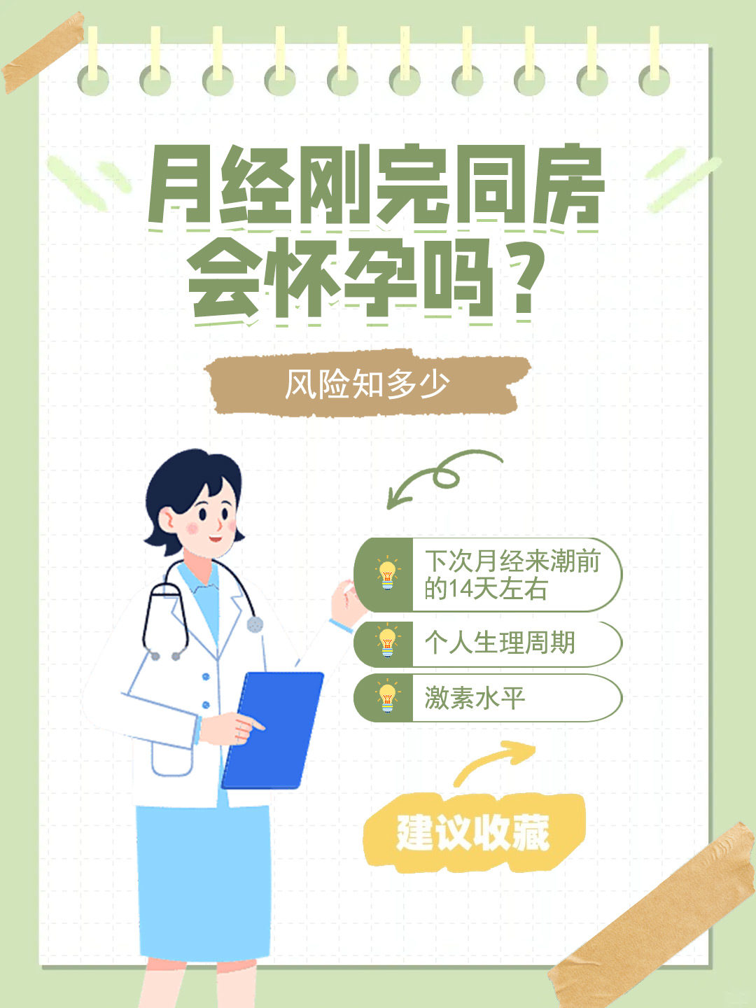 👉月经刚完同房会怀孕吗？风险知多少