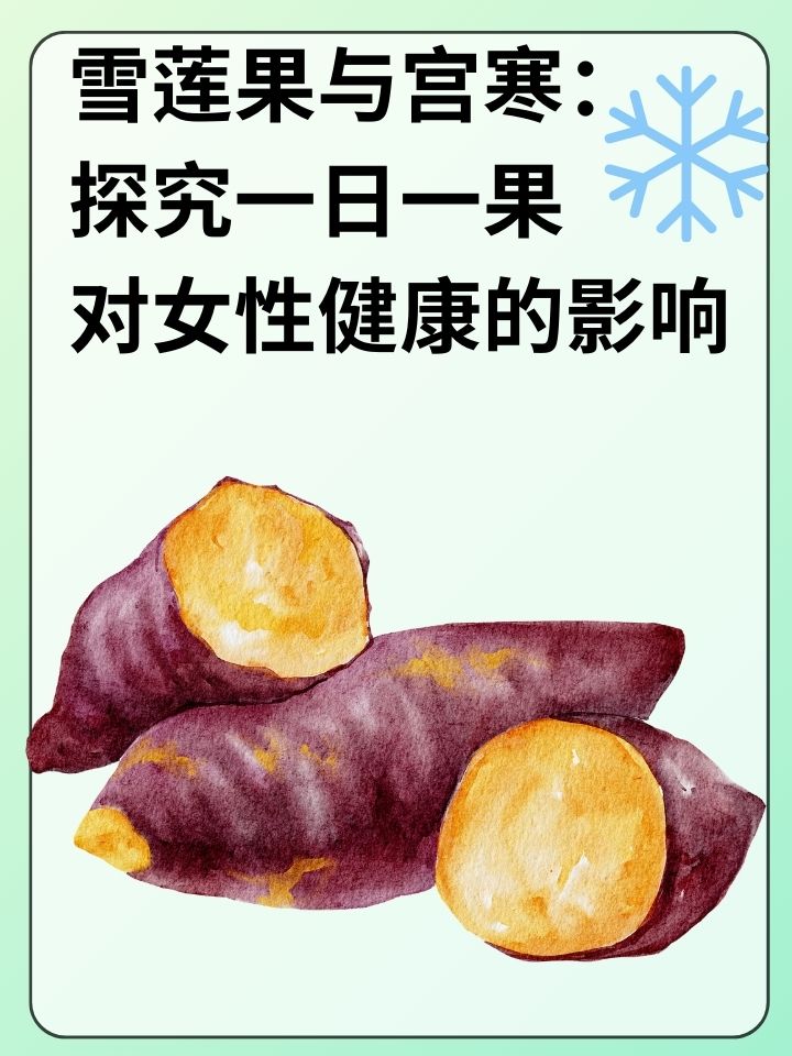 雪莲果与宫寒：探究一日一果对女性健康的影响